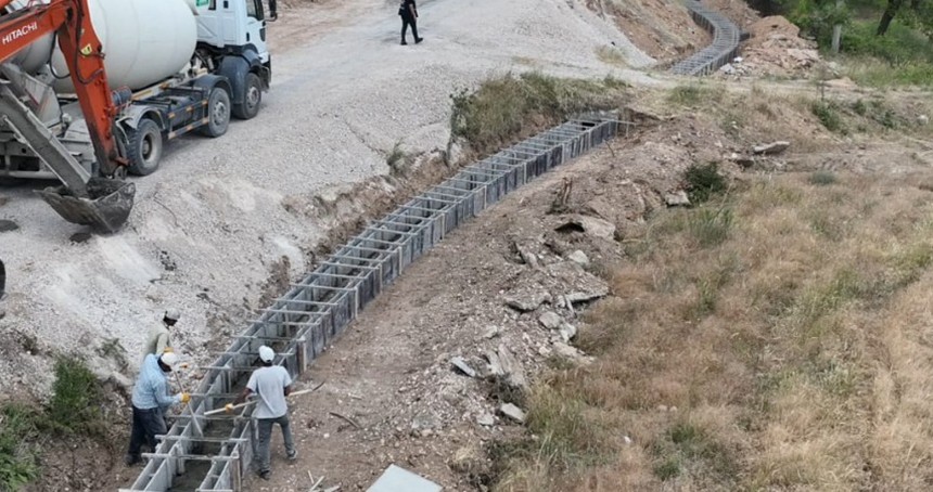 Malatya'da tarıma can suyu: Çayırköy’de sulama kanalı yapılıyor