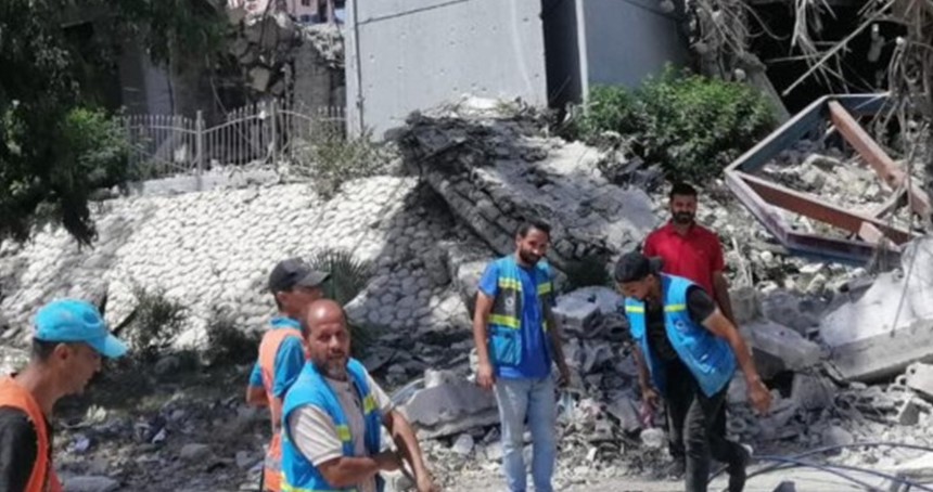 Gazze'nin güneyinde sabit hat ve internet hizmeti kısmen sağlanıyor