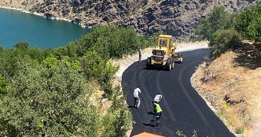 Malatya'da altyapı ve yol mesaisi devam ediyor