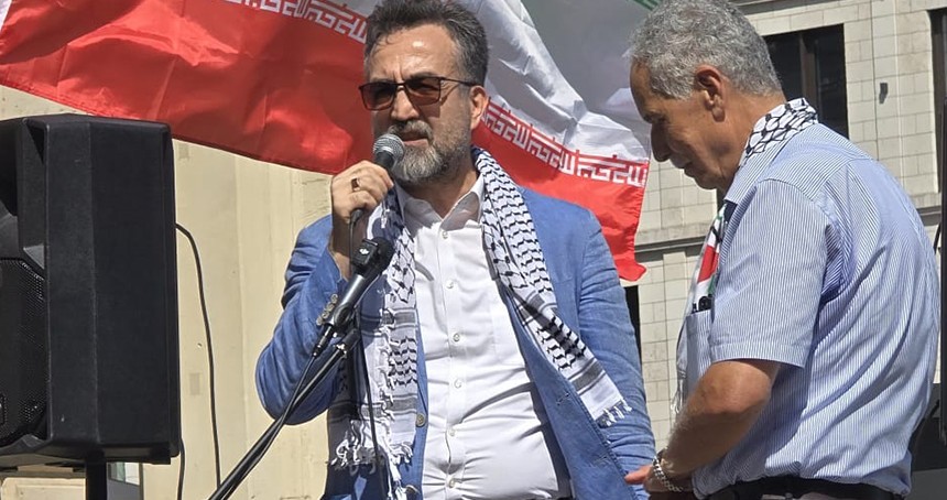 Önce Gazze, şimdi İran: Frankfurt’ta siyonist rejimin saldırıları protesto edildi