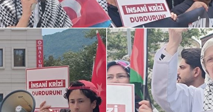 Bursa’da sağlıkçılardan ortak tepki: Sessiz yürüyüşle zulme dikkat çektiler