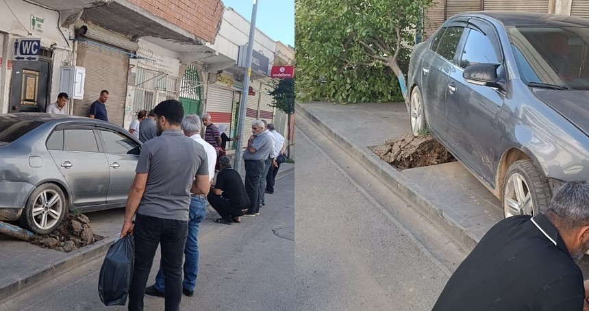 Batman'da küçük çocuk babasının arabasıyla kaza yaptı