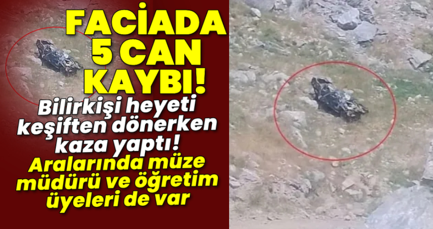 Bilirkişi heyeti kaza yaptı 5 Ölü
