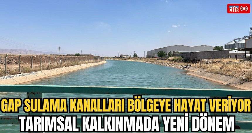 GAP Sulama Kanalı Mardin'de Hayat Veriyor: Tarımsal Kalkınmada Yeni Dönem