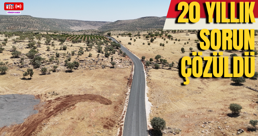 20 yıllık sorun çözüldü