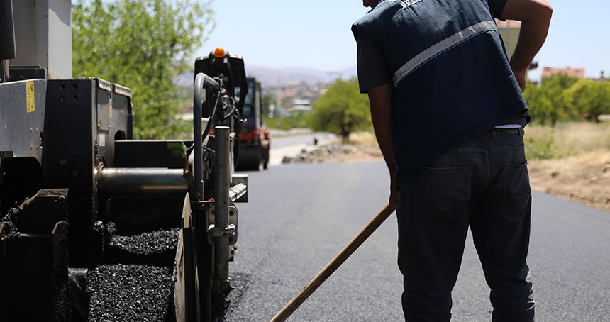 Battalgazi'de asfalt çalışmaları sürüyor