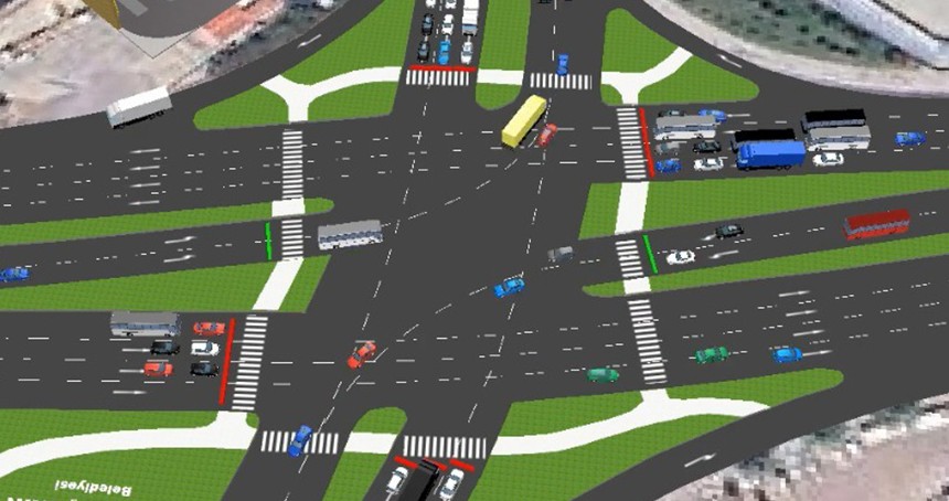 Büyükşehir Belediyesi alternatif yol ve kavşak düzenleme çalışmalarını sürdürüyor