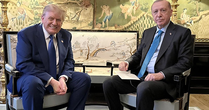 Cumhurbaşkanı Erdoğan, Trump ile görüştü