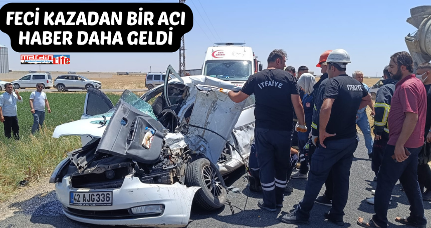 Feci kazadan bir acı haber daha geldi
