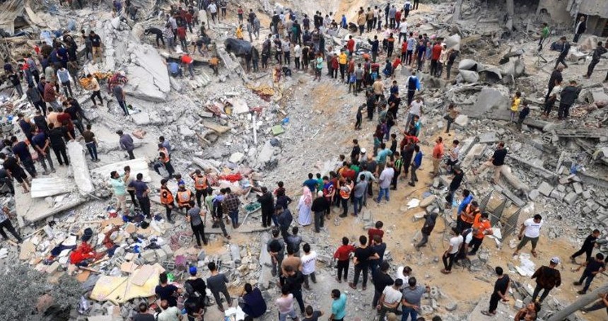 Gazze Şeridi'nde şehit sayısı 56 bin 156'ya ulaştı