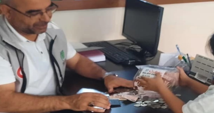 Minik yüreklerden Gazze için duyarlı davranış