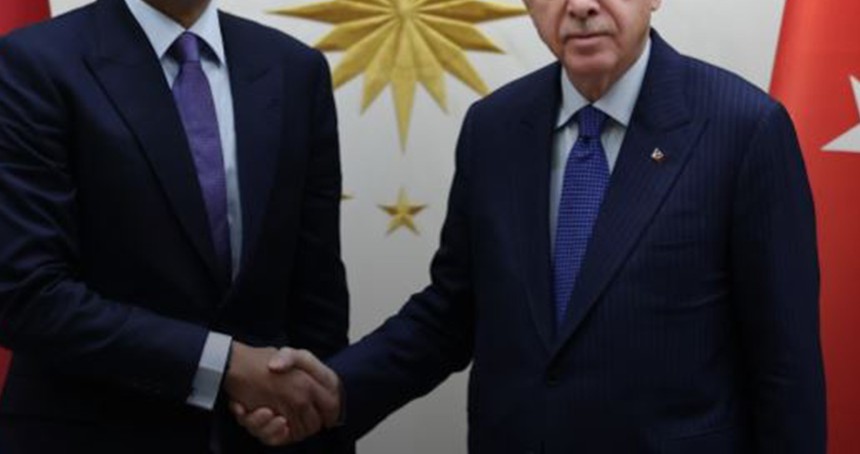 Cumhurbaşkanı Erdoğan Katar Emiri Al Sani ile görüştü