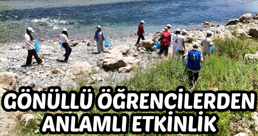 Gönüllü öğrencilerden anlamlı etkinlik