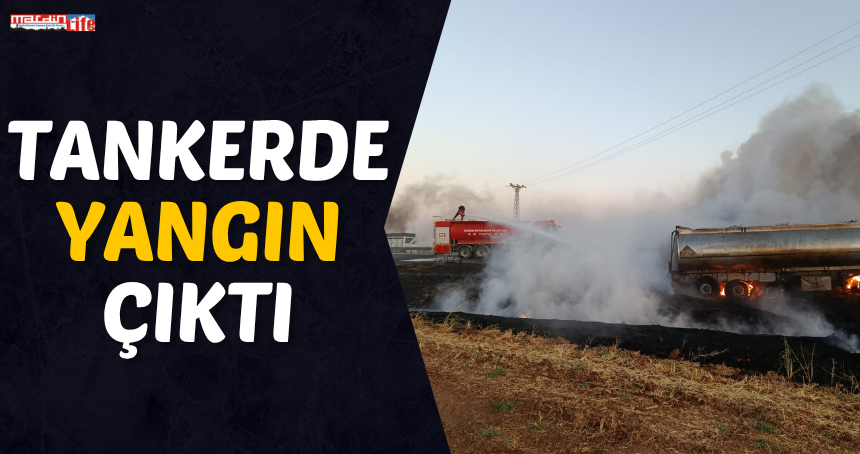 Tankerde yangın çıktı