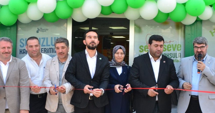 Umut Kervanının beşinci sosyal market projesi, Bursa'da hayata geçti