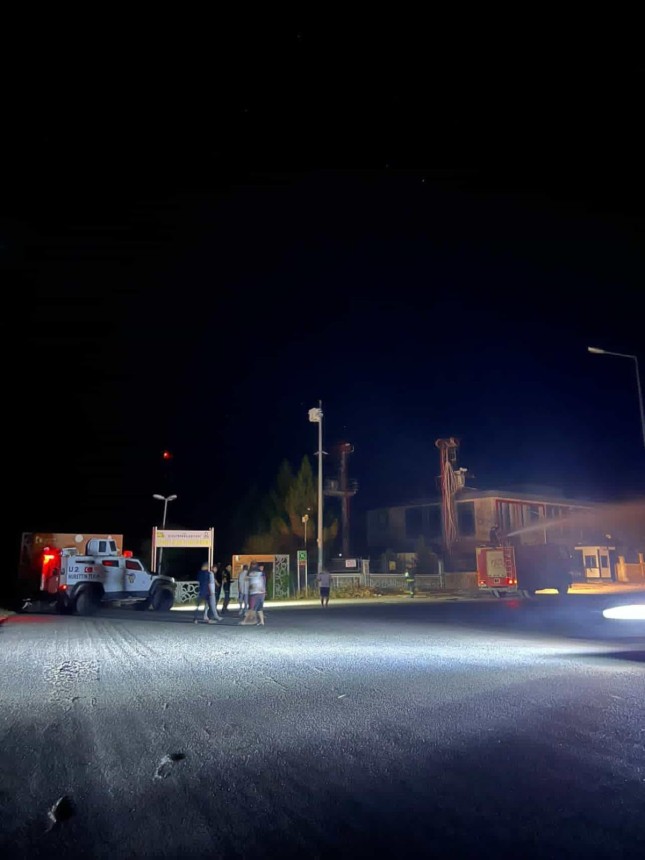 Mardin'de trafo yangını