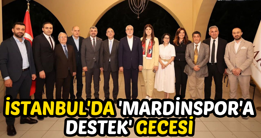 İstanbul'da 'Mardinspor'a destek' gecesi