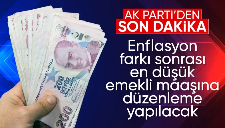 AK Parti duyurdu: Emekli maaşlarına düzenleme yapılacak
