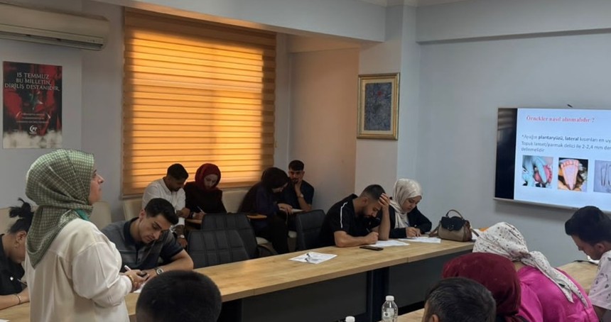 Batman'da evlilik başvurusu yapan çiftlere yenidoğan tarama eğitimi verildi