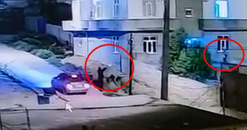 Çınar’daki silahlı saldırıya ait güvenlik kamerası görüntüleri ortaya çıktı