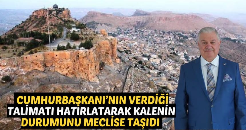 Cumhurbaşkanı'nın verdiği talimatı hatırlatarak Kalenin durumunu meclise taşıdı
