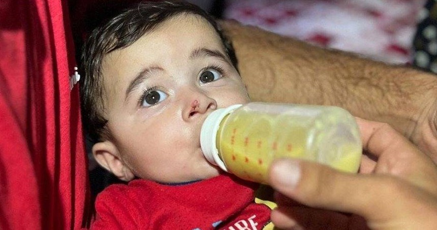 "Gazze'de süt yok, acı mercimek var"