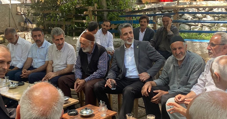 HÜDA PAR Genel Başkan Yardımcısı Emiroğlu'ndan Solhan’a ziyaret