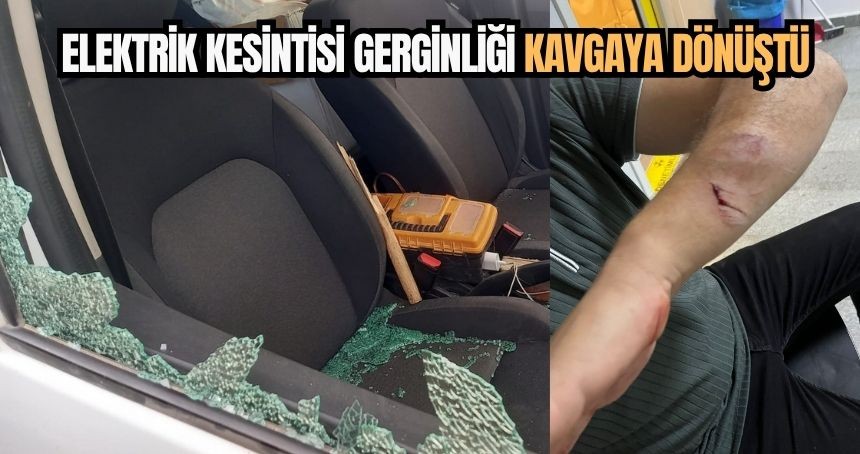Elektrik kesintisi gerginliği, kavgaya dönüştü