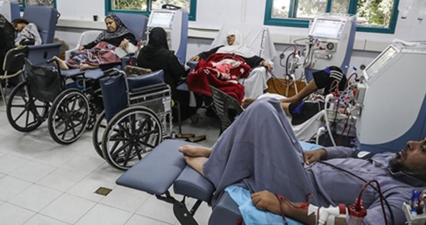 Gazze'de yakıt yokluğu nedeniyle Şifa Tıp Kompleksi'nde diyaliz hizmeti durdu