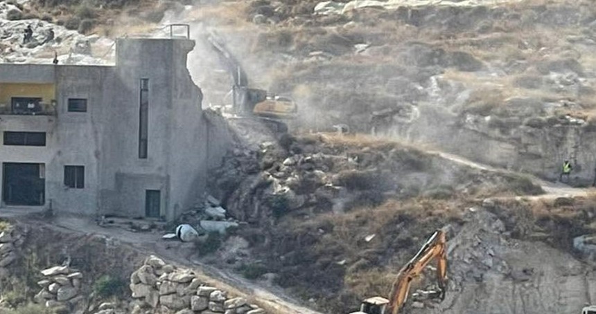 Batı Şeria'da yeni yıkım