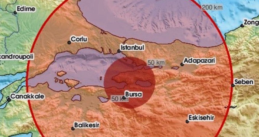 Bursa'da deprem: İstanbul'da da hissedildi
