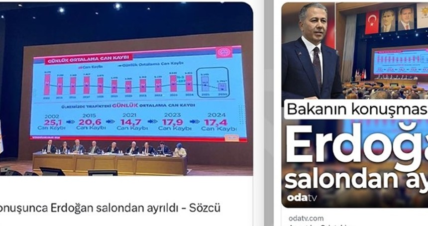 Cumhurbaşkanı Erdoğan'ın toplantıyı erken terk etmesiyle ilgili iddialara DMM'den açıklama