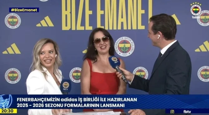 Fenerbahçe lansmanında giydiği kıyafet olay oldu