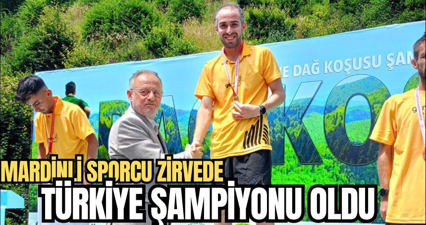 Mardinli Sporcu Zirvede: Türkiye Şampiyonu Oldu