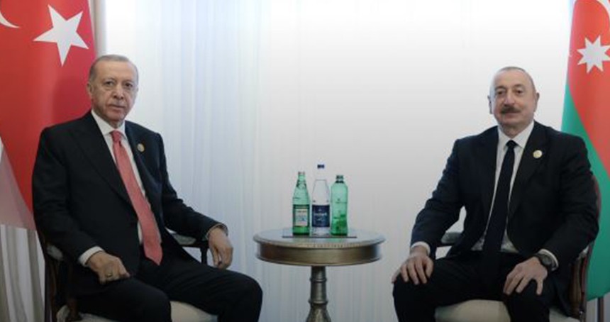 Cumhurbaşkanı Erdoğan, Azerbaycan Cumhurbaşkanı Aliyev ile görüştü