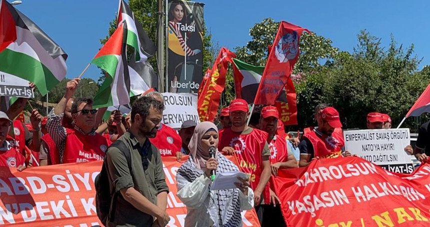 İşgal rejimi ve ABD İstanbul'da protesto edildi