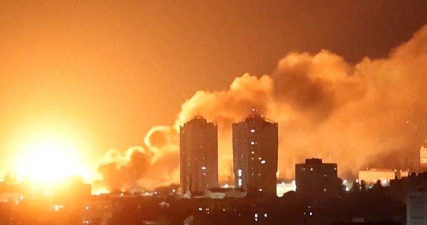 Rusya'dan Ukrayna'ya savaşın en büyük hava saldırısı