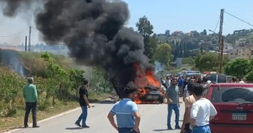 Siyonist rejim Güney Lübnan'a İHA'larla saldırdı: 1 şehit, 5 yaralı