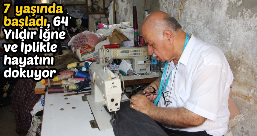 7 Yaşında başladı, 64 Yıldır İğne ve İplikle hayatını dokuyor