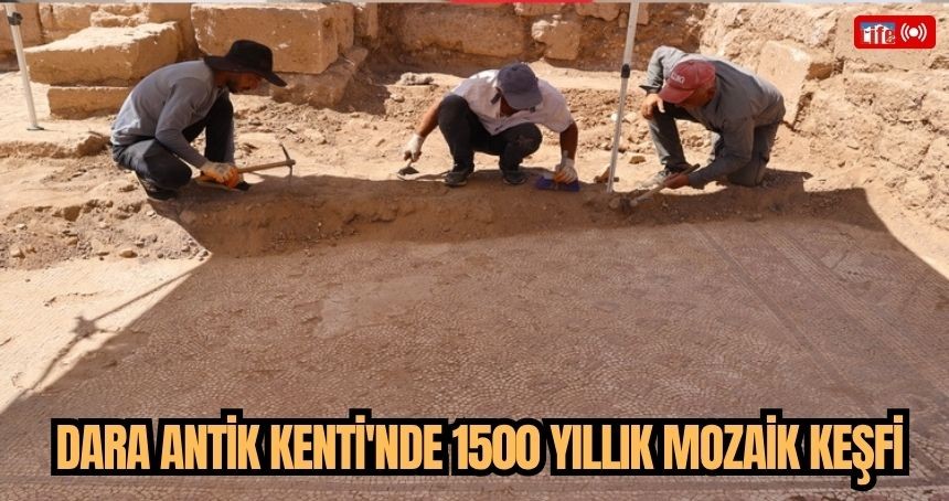 Dara Antik Kenti'nde 1500 Yıllık Mozaik Keşfi