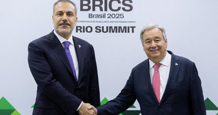 Dışişleri Bakanı Fidan, Guterres ile görüştü