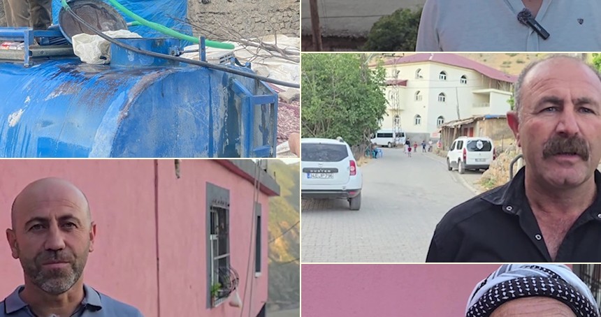 Şırnak’ın Uludere ilçesi Ortabağ köyü susuzlukla mücadele ediyor
