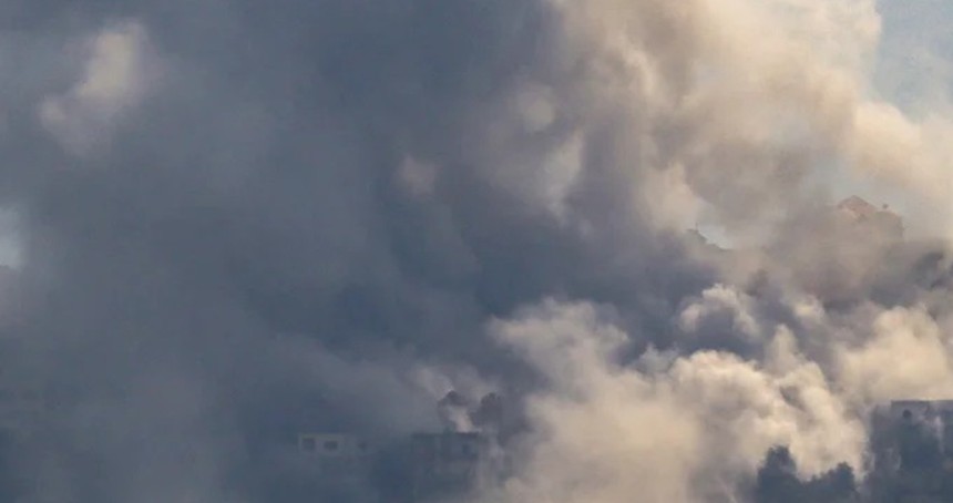 Siyonist işgalciler Lübnan'a yoğun hava saldırıları düzenledi