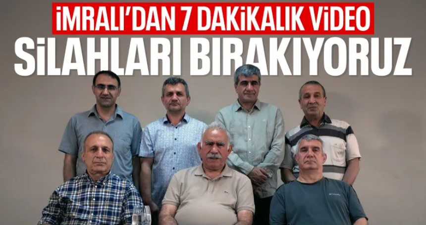 Abdullah Öcalan, PKK’ya silah bırakma talimatı verdi