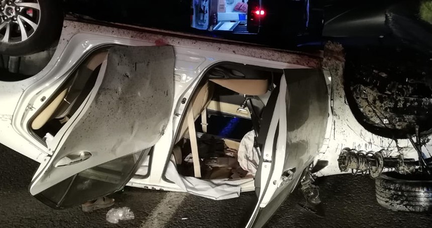 Malatya'da otomobil takla attı: 3 yaralı
