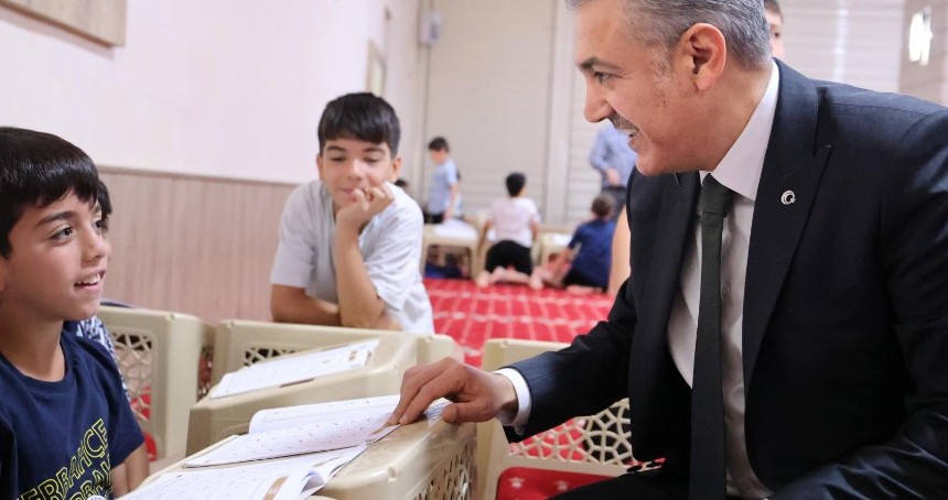 Vali Akkoyun’dan Kur’an Kurslarına Ziyaret