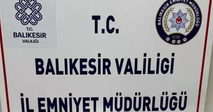 Balıkesir'de uyuşturucu operasyonu: 1 gözaltı