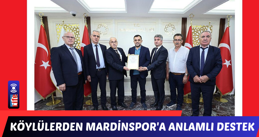 Köylülerden Mardinspor'a anlamlı destek