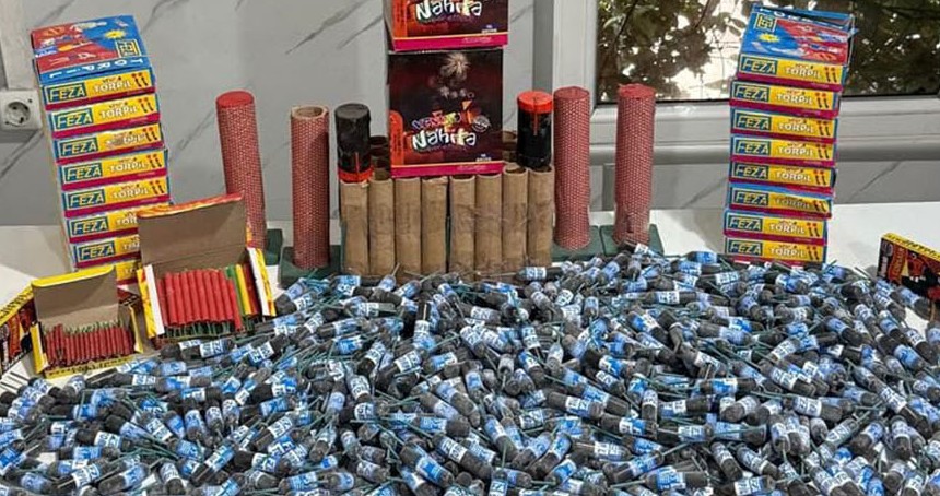 Batman'da el konulan bini aşkın patlayıcı madde imha edildi