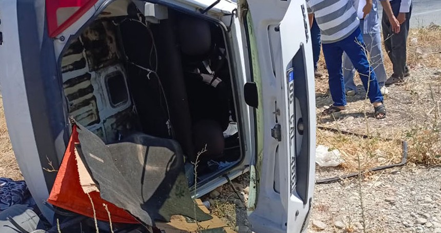 Batman'da pikniğe giderken kaza: 5 yaralı